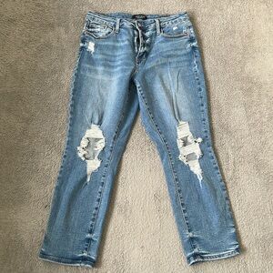 EC Judy Blue Boyfriend Fit Distressed / Destroyed Jeans - Size 13/31
